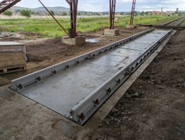 Стройка, монтаж, пуско-наладка и поверка вагонных весов "БАМ" для Ширинского элеватора