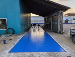 Установка автомобильных весов для абанского хлебоприемного предприятия